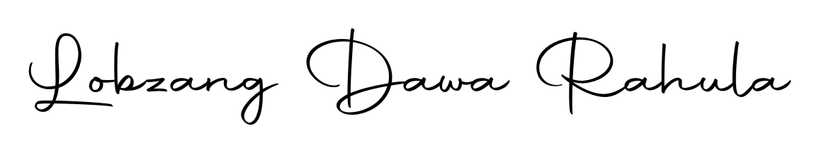 Make a beautiful signature design for name Lobzang Dawa Rahula. With this signature (Autography-DOLnW) style, you can create a handwritten signature for free. Lobzang Dawa Rahula signature style 10 images and pictures png