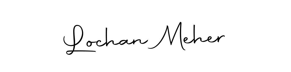 Create a beautiful signature design for name Lochan Meher. With this signature (Autography-DOLnW) fonts, you can make a handwritten signature for free. Lochan Meher signature style 10 images and pictures png