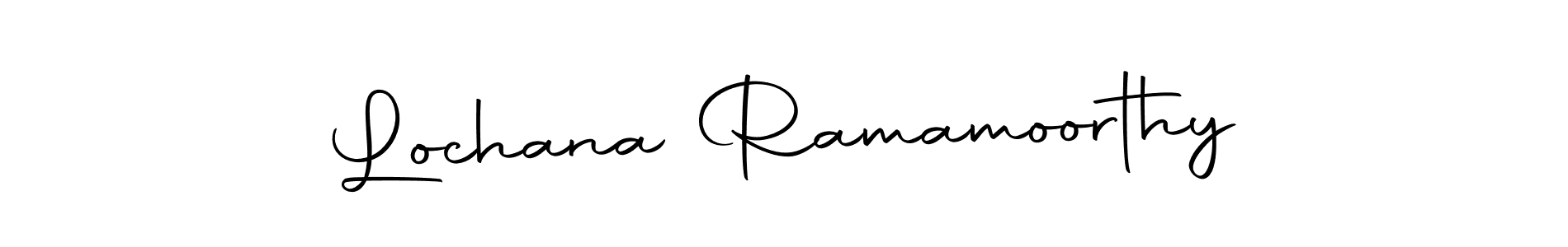 You can use this online signature creator to create a handwritten signature for the name Lochana Ramamoorthy. This is the best online autograph maker. Lochana Ramamoorthy signature style 10 images and pictures png