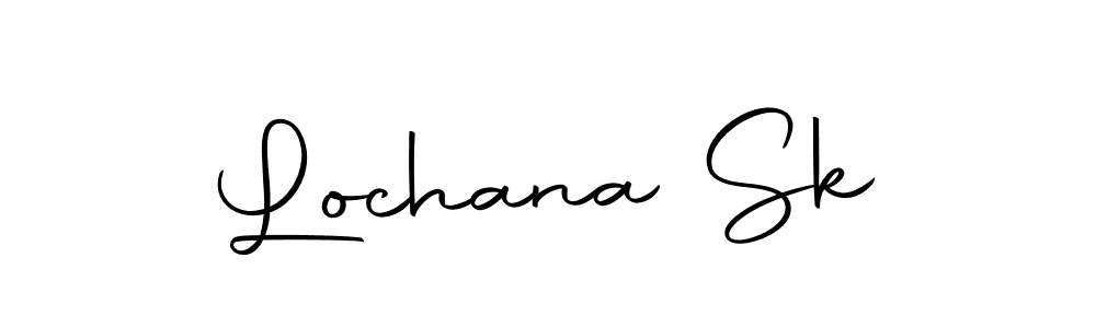 Use a signature maker to create a handwritten signature online. With this signature software, you can design (Autography-DOLnW) your own signature for name Lochana Sk. Lochana Sk signature style 10 images and pictures png