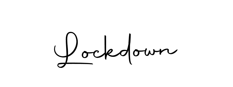 Design your own signature with our free online signature maker. With this signature software, you can create a handwritten (Autography-DOLnW) signature for name Lockdown. Lockdown signature style 10 images and pictures png