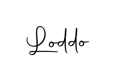 Create a beautiful signature design for name Loddo. With this signature (Autography-DOLnW) fonts, you can make a handwritten signature for free. Loddo signature style 10 images and pictures png