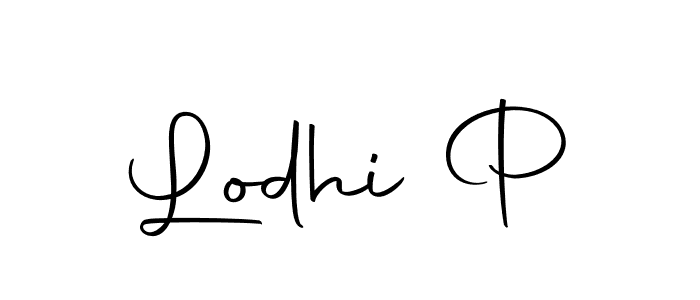 Lodhi P stylish signature style. Best Handwritten Sign (Autography-DOLnW) for my name. Handwritten Signature Collection Ideas for my name Lodhi P. Lodhi P signature style 10 images and pictures png