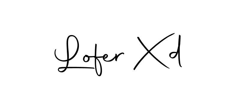 How to make Lofer Xd name signature. Use Autography-DOLnW style for creating short signs online. This is the latest handwritten sign. Lofer Xd signature style 10 images and pictures png
