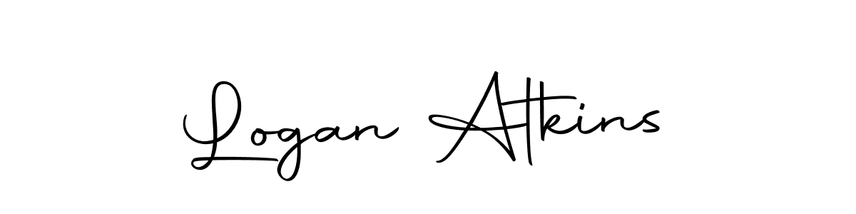 Similarly Autography-DOLnW is the best handwritten signature design. Signature creator online .You can use it as an online autograph creator for name Logan Atkins. Logan Atkins signature style 10 images and pictures png