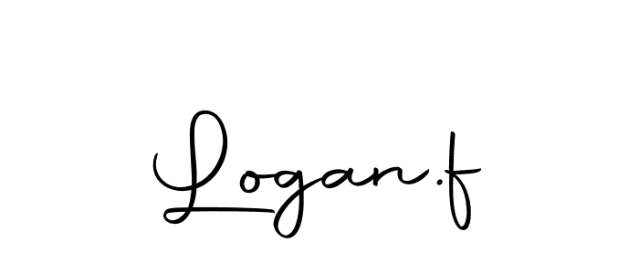 Make a beautiful signature design for name Logan.f. With this signature (Autography-DOLnW) style, you can create a handwritten signature for free. Logan.f signature style 10 images and pictures png