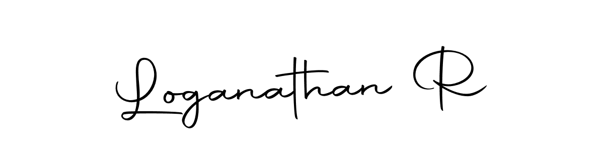 Here are the top 10 professional signature styles for the name Loganathan R. These are the best autograph styles you can use for your name. Loganathan R signature style 10 images and pictures png