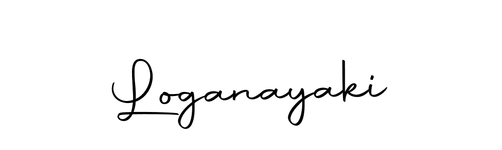 Use a signature maker to create a handwritten signature online. With this signature software, you can design (Autography-DOLnW) your own signature for name Loganayaki. Loganayaki signature style 10 images and pictures png