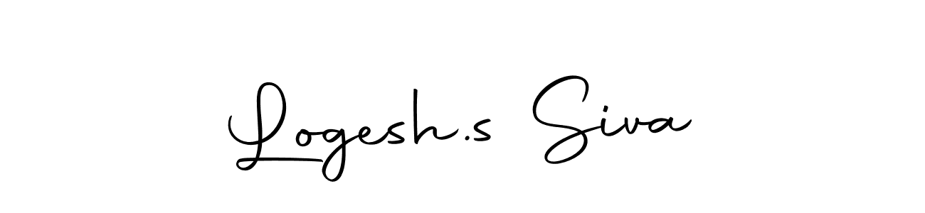 Make a beautiful signature design for name Logesh.s Siva. With this signature (Autography-DOLnW) style, you can create a handwritten signature for free. Logesh.s Siva signature style 10 images and pictures png