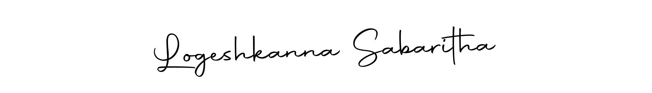 Make a beautiful signature design for name Logeshkanna Sabaritha. Use this online signature maker to create a handwritten signature for free. Logeshkanna Sabaritha signature style 10 images and pictures png