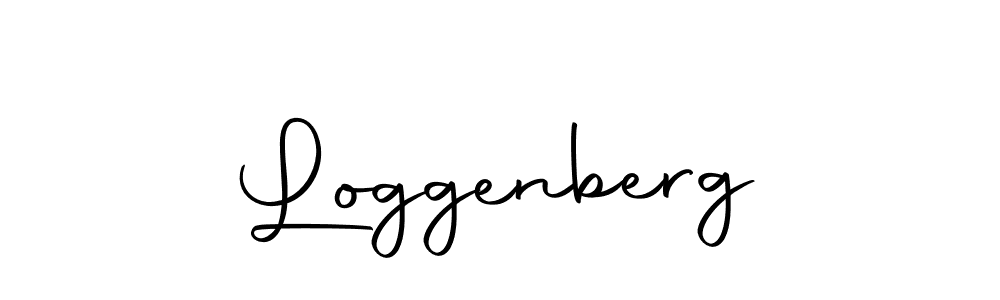 Make a beautiful signature design for name Loggenberg. With this signature (Autography-DOLnW) style, you can create a handwritten signature for free. Loggenberg signature style 10 images and pictures png