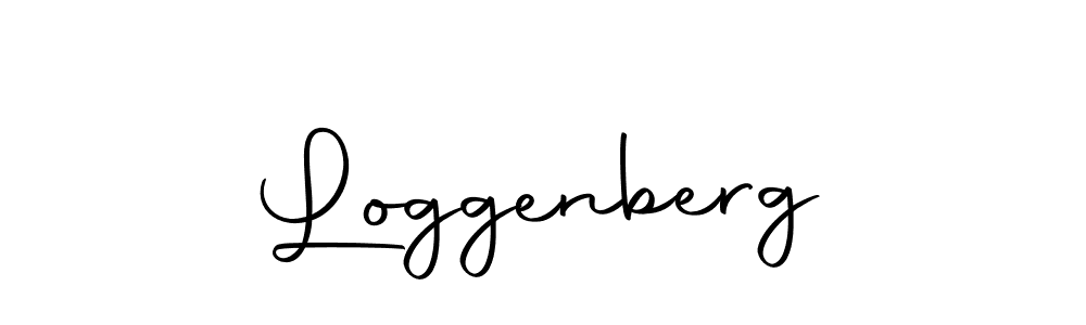 Create a beautiful signature design for name Loggenberg. With this signature (Autography-DOLnW) fonts, you can make a handwritten signature for free. Loggenberg signature style 10 images and pictures png