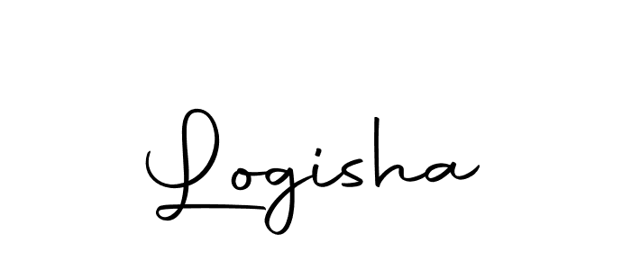 Use a signature maker to create a handwritten signature online. With this signature software, you can design (Autography-DOLnW) your own signature for name Logisha. Logisha signature style 10 images and pictures png