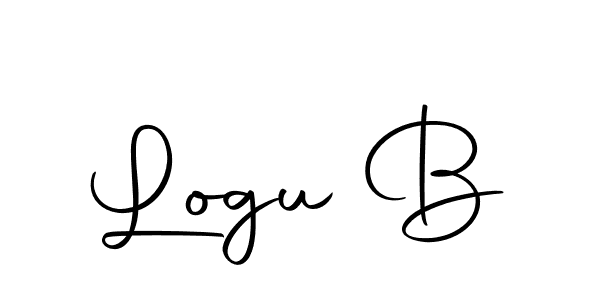 How to make Logu B signature? Autography-DOLnW is a professional autograph style. Create handwritten signature for Logu B name. Logu B signature style 10 images and pictures png