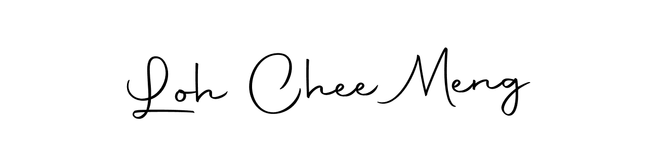 Use a signature maker to create a handwritten signature online. With this signature software, you can design (Autography-DOLnW) your own signature for name Loh Chee Meng. Loh Chee Meng signature style 10 images and pictures png