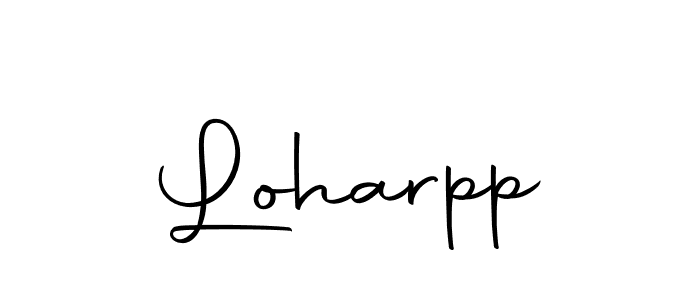 Autography-DOLnW is a professional signature style that is perfect for those who want to add a touch of class to their signature. It is also a great choice for those who want to make their signature more unique. Get Loharpp name to fancy signature for free. Loharpp signature style 10 images and pictures png
