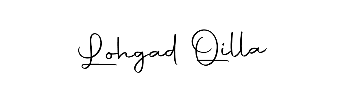 Create a beautiful signature design for name Lohgad Qilla. With this signature (Autography-DOLnW) fonts, you can make a handwritten signature for free. Lohgad Qilla signature style 10 images and pictures png