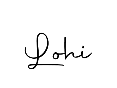 Design your own signature with our free online signature maker. With this signature software, you can create a handwritten (Autography-DOLnW) signature for name Lohi. Lohi signature style 10 images and pictures png