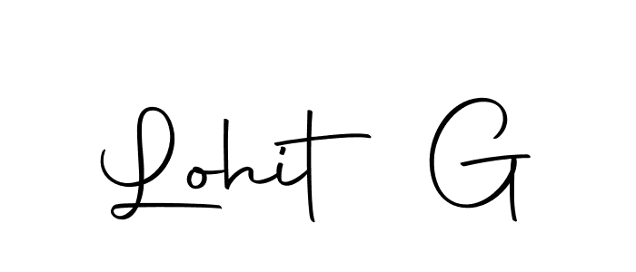 You should practise on your own different ways (Autography-DOLnW) to write your name (Lohit G) in signature. don't let someone else do it for you. Lohit G signature style 10 images and pictures png