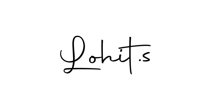 The best way (Autography-DOLnW) to make a short signature is to pick only two or three words in your name. The name Lohit.s include a total of six letters. For converting this name. Lohit.s signature style 10 images and pictures png