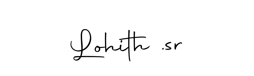 How to make Lohith .sr signature? Autography-DOLnW is a professional autograph style. Create handwritten signature for Lohith .sr name. Lohith .sr signature style 10 images and pictures png