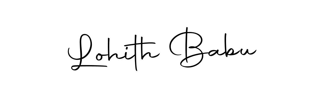 Lohith Babu stylish signature style. Best Handwritten Sign (Autography-DOLnW) for my name. Handwritten Signature Collection Ideas for my name Lohith Babu. Lohith Babu signature style 10 images and pictures png