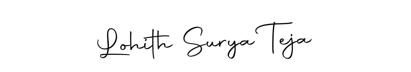 How to make Lohith Surya Teja signature? Autography-DOLnW is a professional autograph style. Create handwritten signature for Lohith Surya Teja name. Lohith Surya Teja signature style 10 images and pictures png