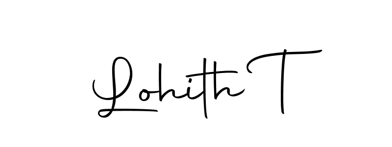 How to make Lohith T signature? Autography-DOLnW is a professional autograph style. Create handwritten signature for Lohith T name. Lohith T signature style 10 images and pictures png