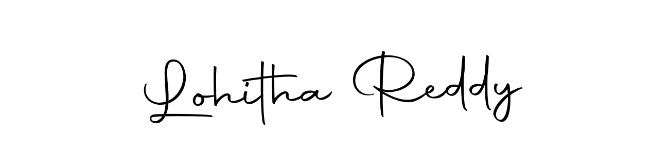 Use a signature maker to create a handwritten signature online. With this signature software, you can design (Autography-DOLnW) your own signature for name Lohitha Reddy. Lohitha Reddy signature style 10 images and pictures png