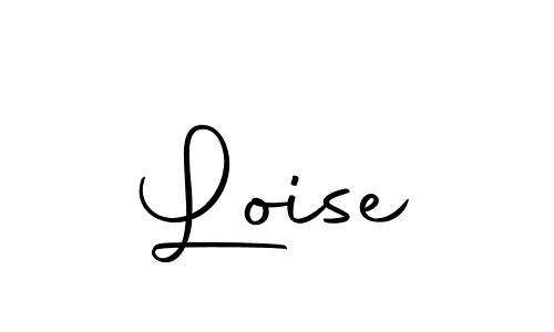 Design your own signature with our free online signature maker. With this signature software, you can create a handwritten (Autography-DOLnW) signature for name Loise. Loise signature style 10 images and pictures png