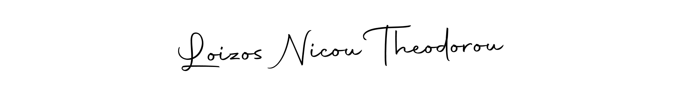 Also we have Loizos Nicou Theodorou name is the best signature style. Create professional handwritten signature collection using Autography-DOLnW autograph style. Loizos Nicou Theodorou signature style 10 images and pictures png