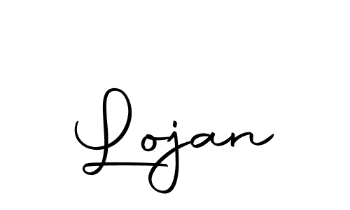 Create a beautiful signature design for name Lojan. With this signature (Autography-DOLnW) fonts, you can make a handwritten signature for free. Lojan signature style 10 images and pictures png
