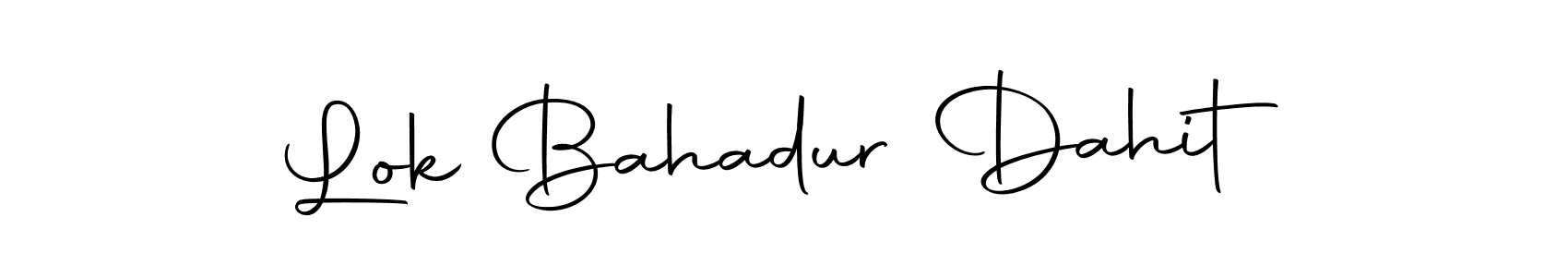 It looks lik you need a new signature style for name Lok Bahadur Dahit. Design unique handwritten (Autography-DOLnW) signature with our free signature maker in just a few clicks. Lok Bahadur Dahit signature style 10 images and pictures png