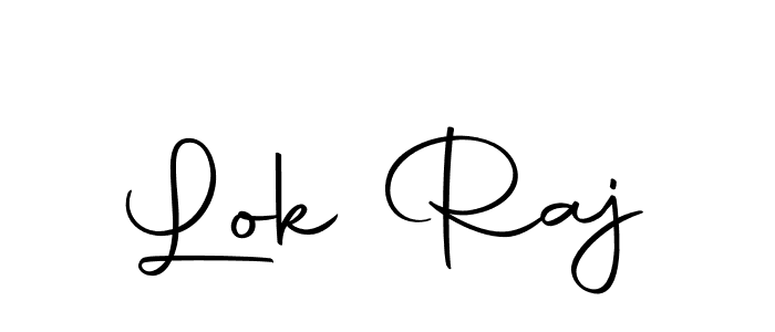 Make a beautiful signature design for name Lok Raj. With this signature (Autography-DOLnW) style, you can create a handwritten signature for free. Lok Raj signature style 10 images and pictures png