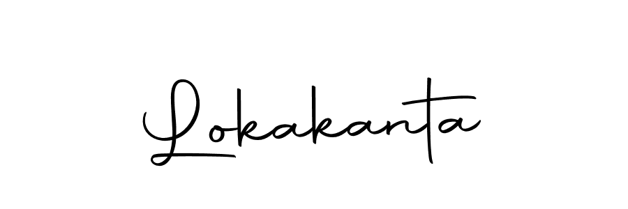 Make a beautiful signature design for name Lokakanta. With this signature (Autography-DOLnW) style, you can create a handwritten signature for free. Lokakanta signature style 10 images and pictures png