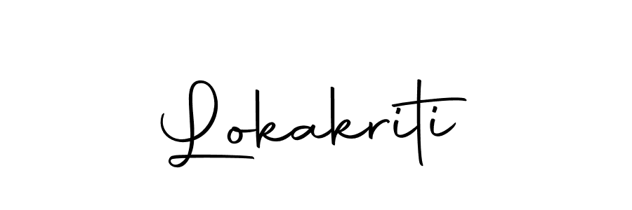 The best way (Autography-DOLnW) to make a short signature is to pick only two or three words in your name. The name Lokakriti include a total of six letters. For converting this name. Lokakriti signature style 10 images and pictures png