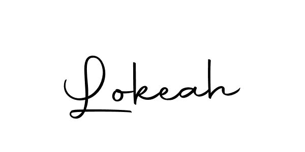 How to make Lokeah name signature. Use Autography-DOLnW style for creating short signs online. This is the latest handwritten sign. Lokeah signature style 10 images and pictures png