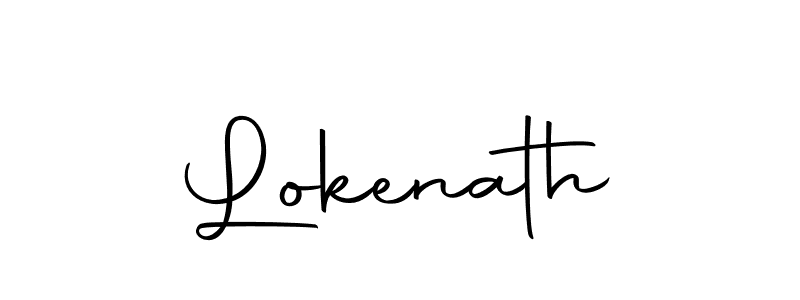 Make a beautiful signature design for name Lokenath. With this signature (Autography-DOLnW) style, you can create a handwritten signature for free. Lokenath signature style 10 images and pictures png