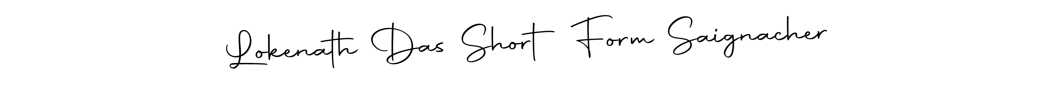 Make a beautiful signature design for name Lokenath Das Short Form Saignacher. Use this online signature maker to create a handwritten signature for free. Lokenath Das Short Form Saignacher signature style 10 images and pictures png