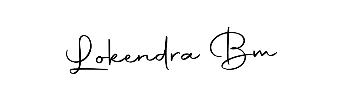 Make a beautiful signature design for name Lokendra Bm. Use this online signature maker to create a handwritten signature for free. Lokendra Bm signature style 10 images and pictures png