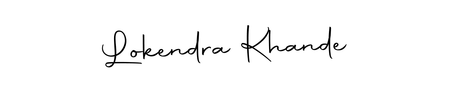 Also You can easily find your signature by using the search form. We will create Lokendra Khande name handwritten signature images for you free of cost using Autography-DOLnW sign style. Lokendra Khande signature style 10 images and pictures png