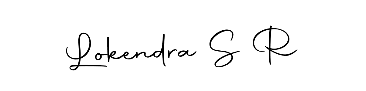 Create a beautiful signature design for name Lokendra S R. With this signature (Autography-DOLnW) fonts, you can make a handwritten signature for free. Lokendra S R signature style 10 images and pictures png