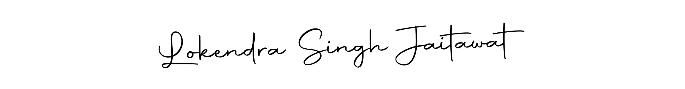 Create a beautiful signature design for name Lokendra Singh Jaitawat. With this signature (Autography-DOLnW) fonts, you can make a handwritten signature for free. Lokendra Singh Jaitawat signature style 10 images and pictures png