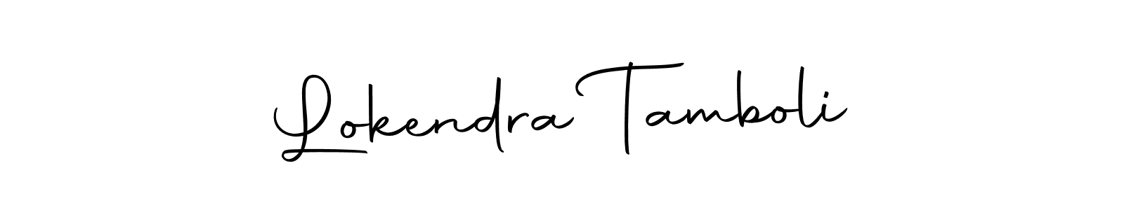 You should practise on your own different ways (Autography-DOLnW) to write your name (Lokendra Tamboli) in signature. don't let someone else do it for you. Lokendra Tamboli signature style 10 images and pictures png