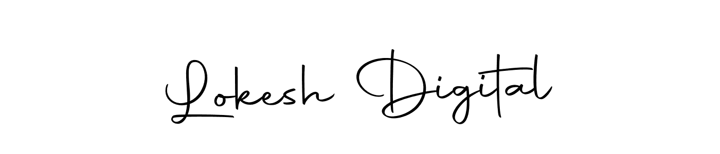 It looks lik you need a new signature style for name Lokesh Digital. Design unique handwritten (Autography-DOLnW) signature with our free signature maker in just a few clicks. Lokesh Digital signature style 10 images and pictures png