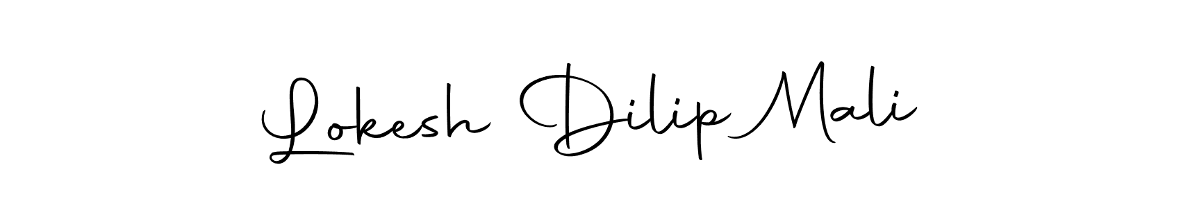 Make a short Lokesh Dilip Mali signature style. Manage your documents anywhere anytime using Autography-DOLnW. Create and add eSignatures, submit forms, share and send files easily. Lokesh Dilip Mali signature style 10 images and pictures png