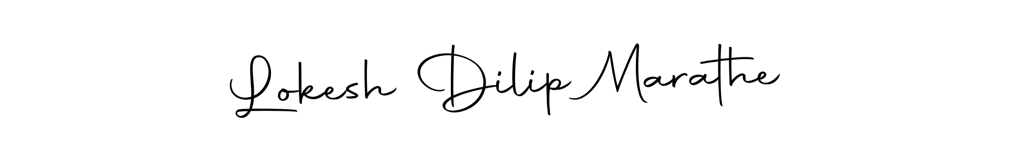 Use a signature maker to create a handwritten signature online. With this signature software, you can design (Autography-DOLnW) your own signature for name Lokesh Dilip Marathe. Lokesh Dilip Marathe signature style 10 images and pictures png