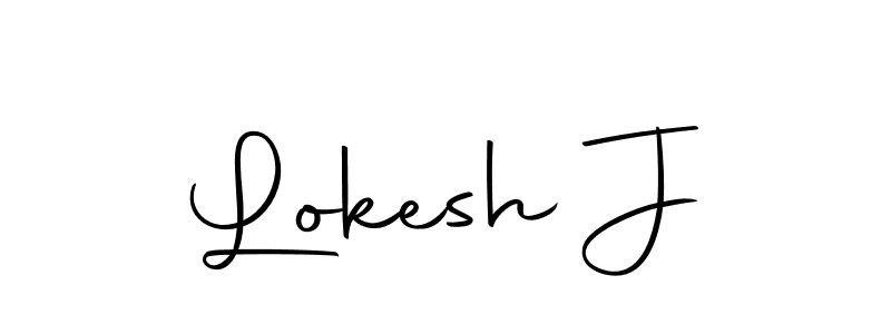 The best way (Autography-DOLnW) to make a short signature is to pick only two or three words in your name. The name Lokesh J include a total of six letters. For converting this name. Lokesh J signature style 10 images and pictures png