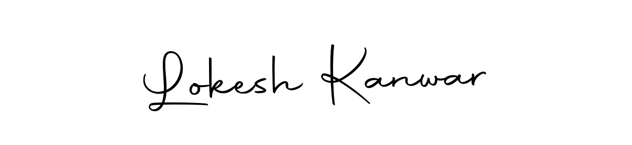 Use a signature maker to create a handwritten signature online. With this signature software, you can design (Autography-DOLnW) your own signature for name Lokesh Kanwar. Lokesh Kanwar signature style 10 images and pictures png