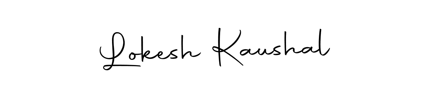Create a beautiful signature design for name Lokesh Kaushal. With this signature (Autography-DOLnW) fonts, you can make a handwritten signature for free. Lokesh Kaushal signature style 10 images and pictures png